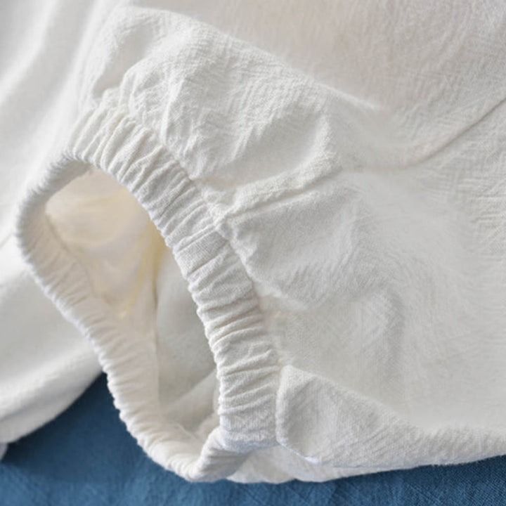 Buddha Stones無地ラミーリネンコットンパンツ ポケット付き - image 32