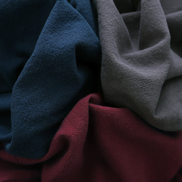 Buddha Stones無地ラミーリネンコットンパンツ ポケット付き - image 56