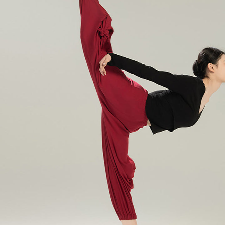 Buddha Stones無地 モダール ダンス ヨガ 通気性パンツ - image 13