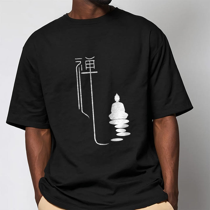 Buddha Stones禅仏Tシャツ - image 6