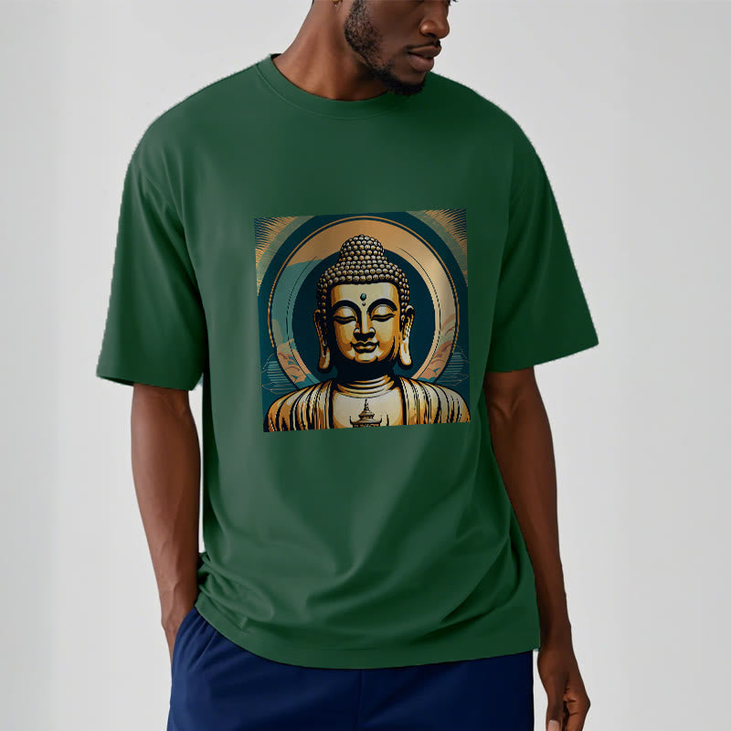 Buddha StonesオーラゴールデンブッダTシャツ - image 11