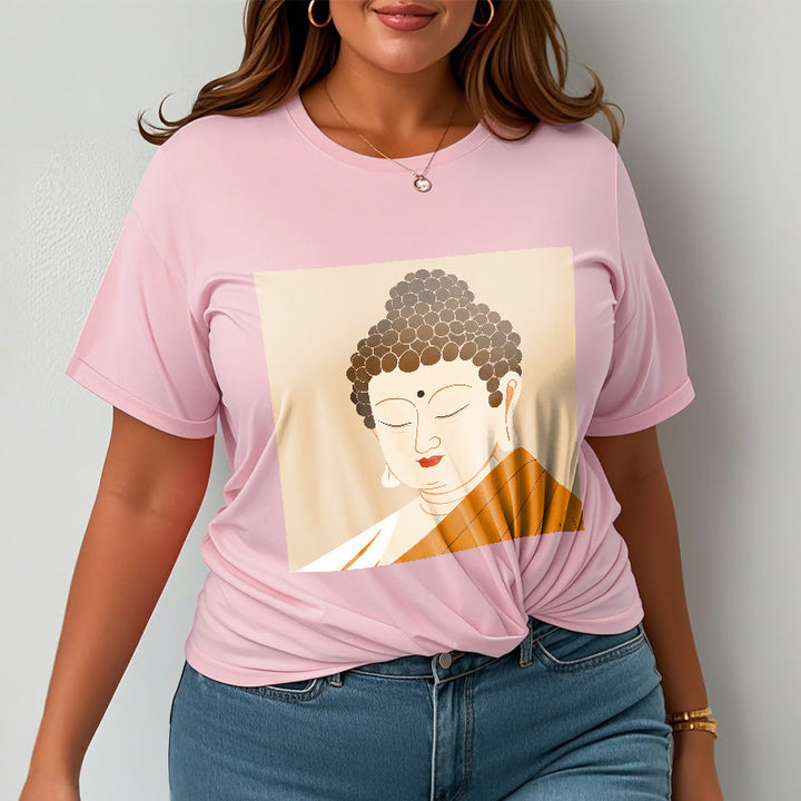 Buddha Stones目を閉じてリラックス 仏陀Tシャツ - image 13