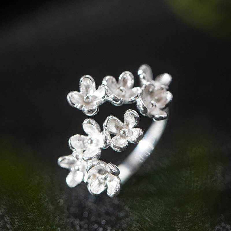 Buddha Stones925スターリングシルバー キンモクセイ リング - image 6