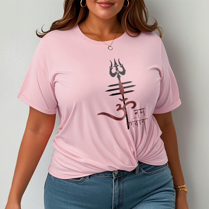 Buddha Stones OM NAMAH SHIVAYA トライデント コットン ティー Tシャツ - image 18