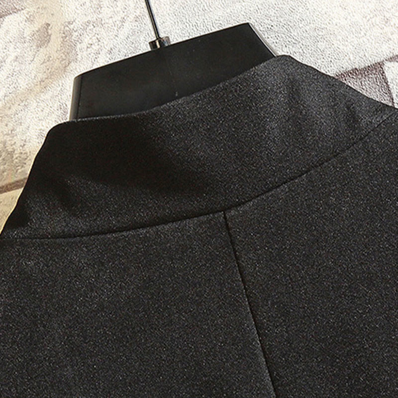 Buddha Stones刺繍龍鳳凰カジュアルフロッグボタンコットンメンズジャケットシャツ服 - image 4