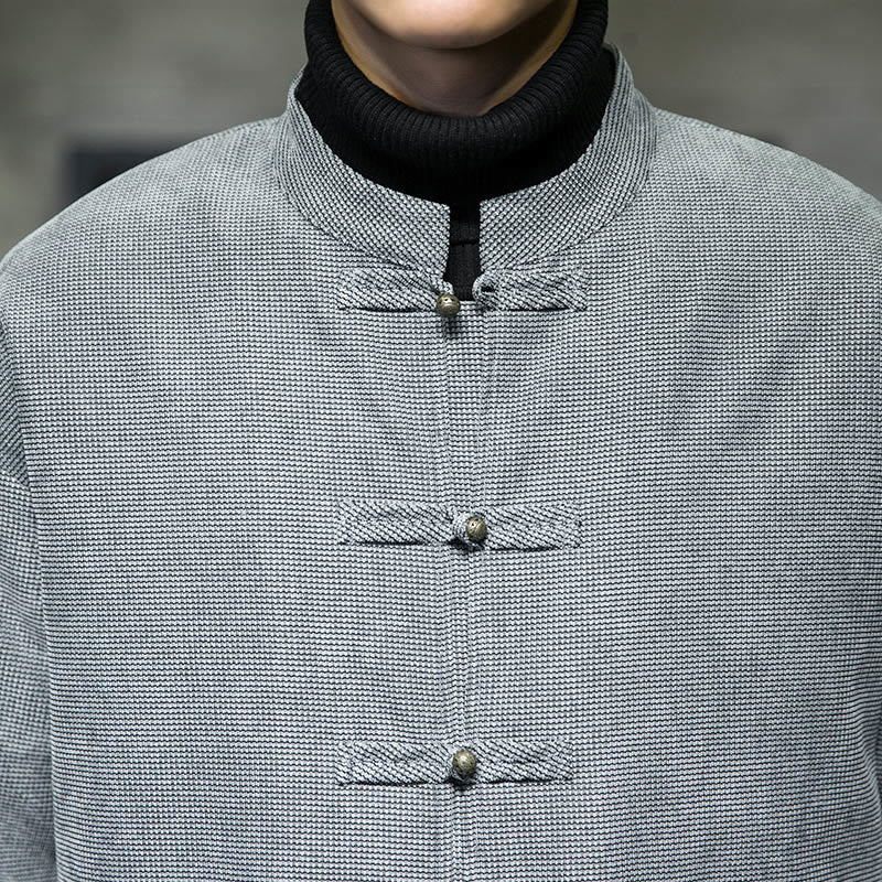 Buddha Stones無地 カエルボタン コットン メンズ ジャケット シャツ 衣類 - image 26