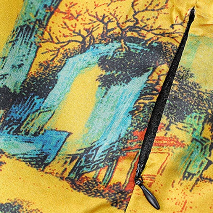 Buddha Stonesヴィンテージ刺繍梅花柄両面着用ベスト - image 5