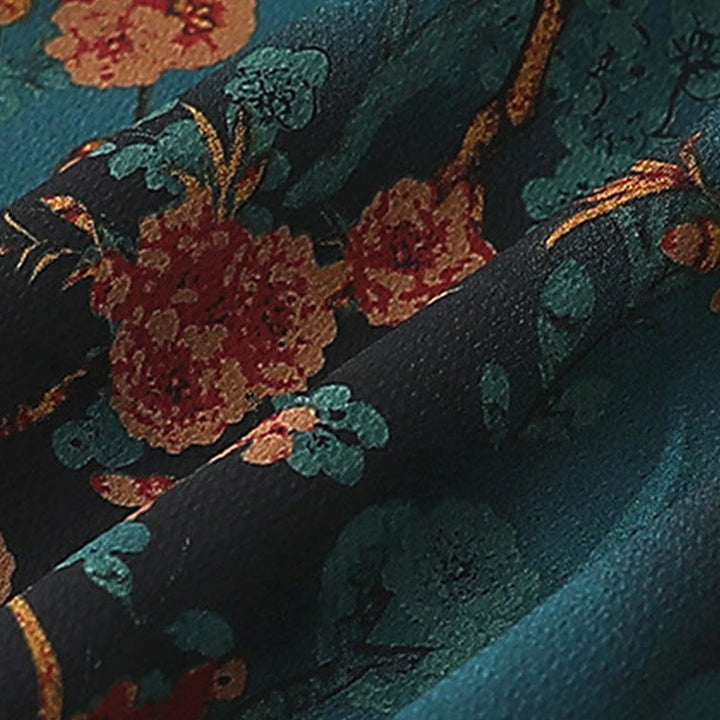 Buddha Stonesヴィンテージ刺繍ジャカード織り花柄ベスト - image 9