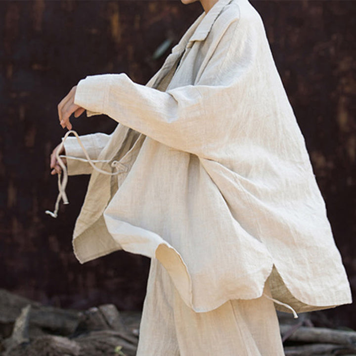 Buddha Stones瞑想ラミーコットン衣類