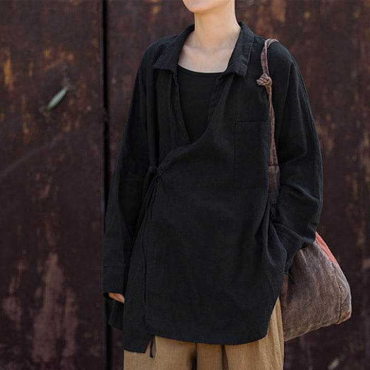 Buddha Stones瞑想ラミーコットン衣類