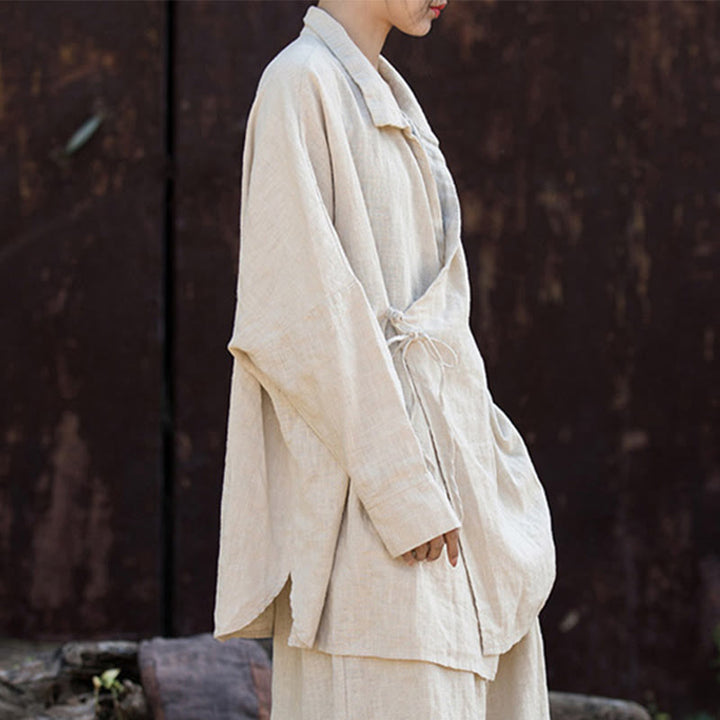 Buddha Stones瞑想ラミーコットン衣類