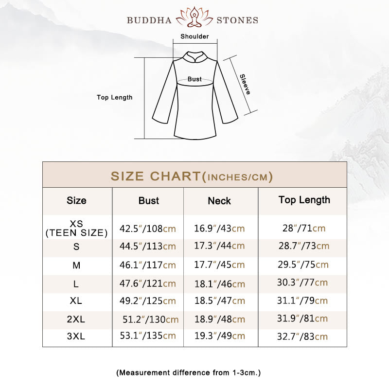 Buddha Stones瞑想禅祈りスピリチュアル太極拳気功練習ユニセックス刺繍服セット - image 3