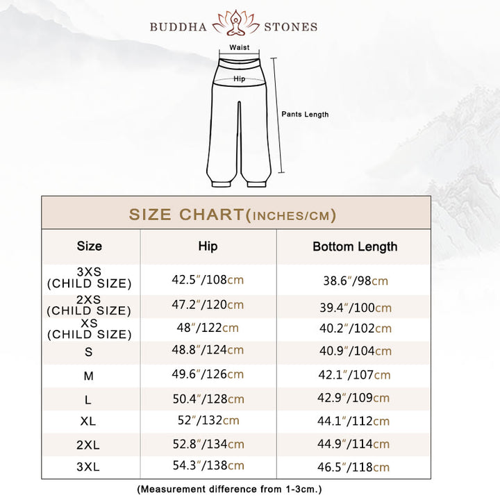 Buddha Stonesシンプルな柄 瞑想 祈り スピリチュアル 禅 太極拳 気功 練習 ユニセックス 服セット - image 8