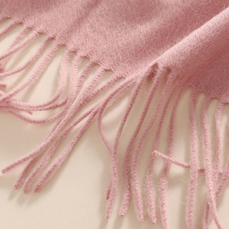 Buddha Stonesウールショール 花 葉 刺繍 タッセル 冬 心地よい 旅行用 スカーフ ラップ