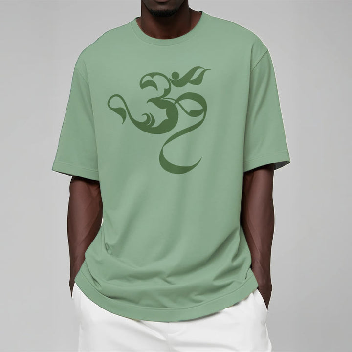Buddha Stonesオーム図デザインコットンTシャツ - image 19