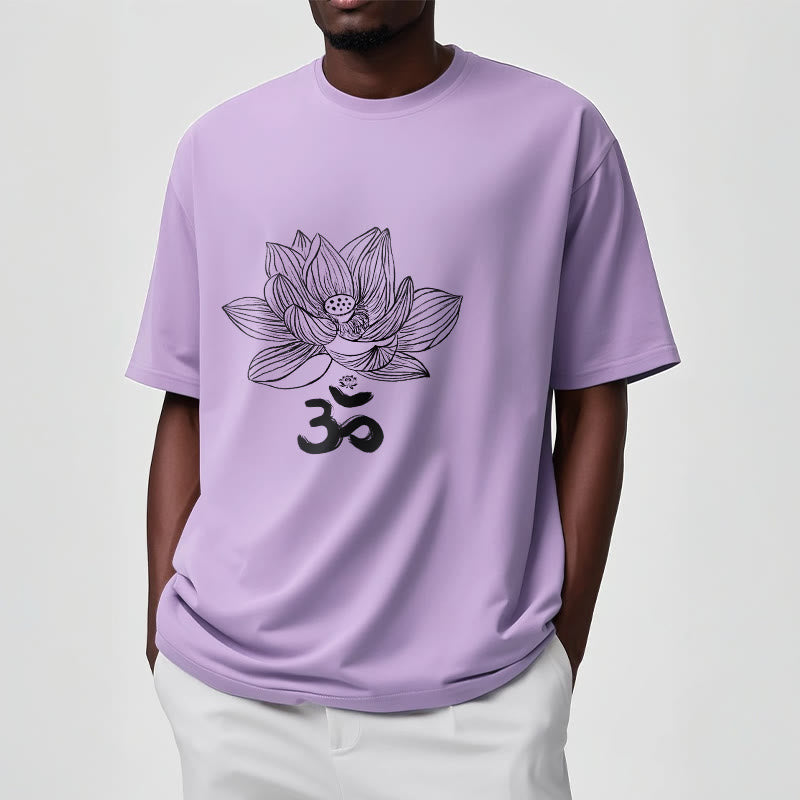 Buddha Stonesオム ロータス スケッチ コットン Tシャツ - image 18