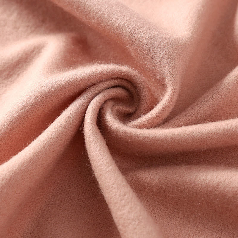 Buddha Stonesウールショール 赤い花と葉の刺繍タッセル 冬用 心地よい旅行用スカーフ ラップ