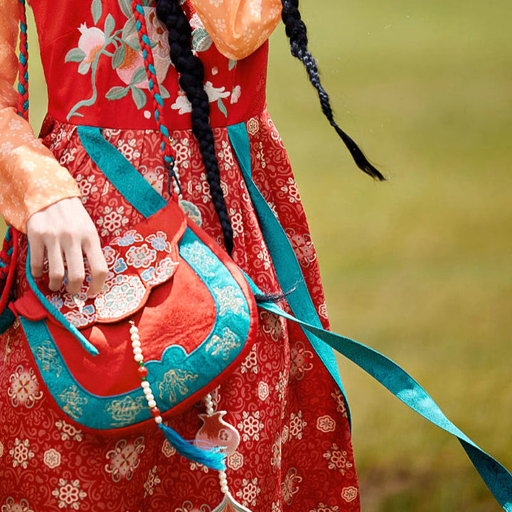 Buddha Stonesエスニックスタイル蘇刺繍ジャーニーショッピングショルダーバッグハンドバッグクロスボディバッグ