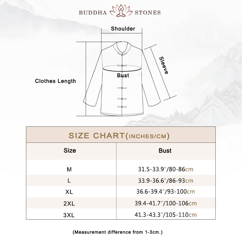 Buddha Stones中国風 カエル ボタンデザイン 瞑想 祈り コットン リネン スピリチュアル 禅 練習 ヨガ ウェア メンズ セット - image 5