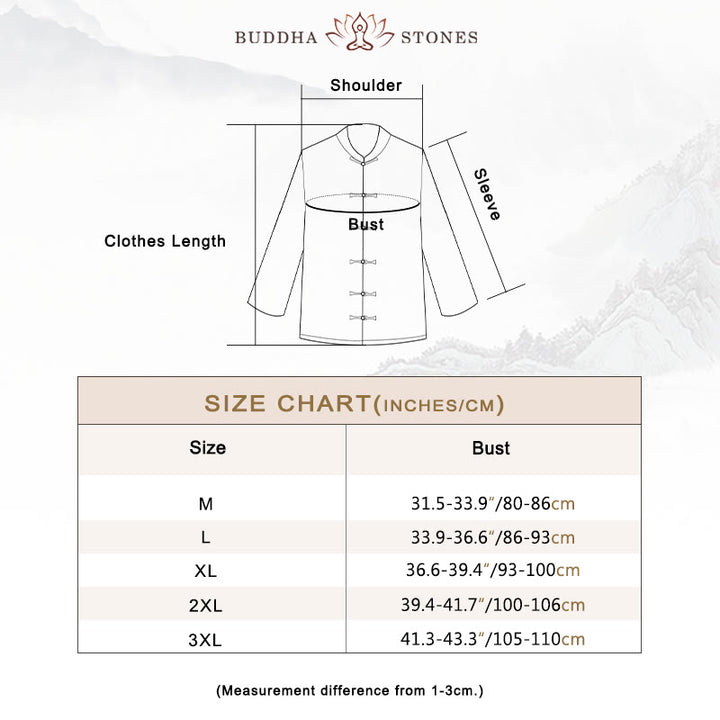 Buddha Stones中国風 カエル ボタンデザイン 瞑想 祈り コットン リネン スピリチュアル 禅 練習 ヨガ ウェア メンズ セット - image 5