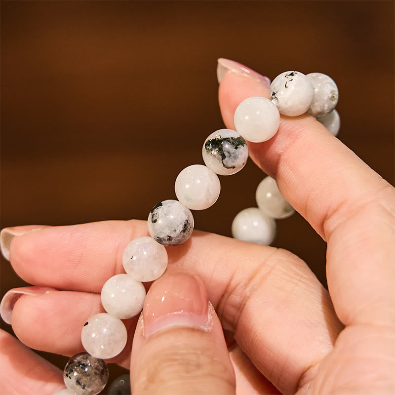 ブッダストーン レインボームーンストーン ハーモニーブレスレット