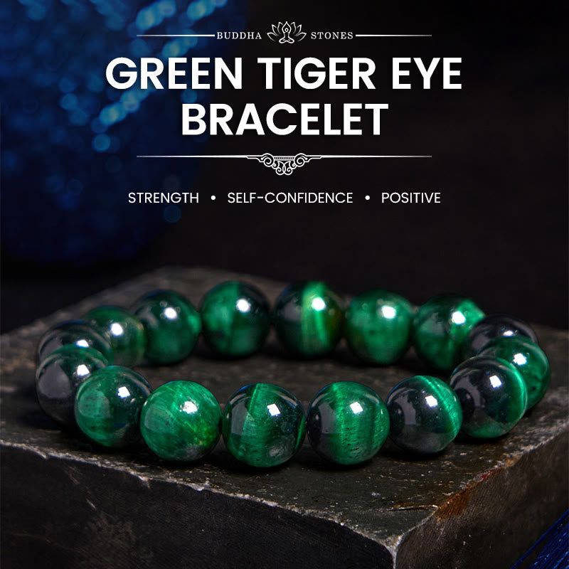 Buddha Stonesタイガーアイ成長ヒーリングエネルギーブレスレット