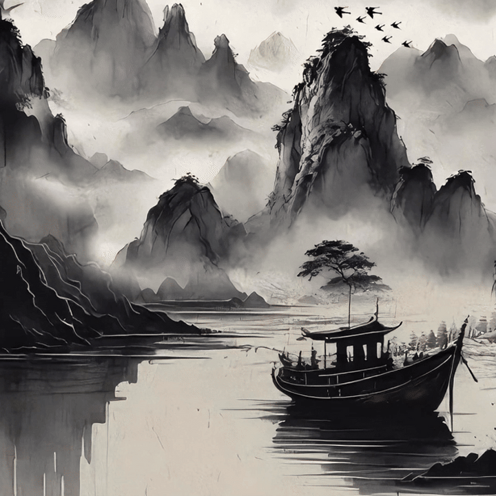 Buddha Stonesのスプラッシュインク風景画プリントフィットネスレギンスレディースヨガパンツ - image 2