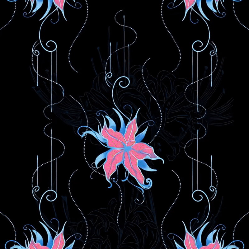 Buddha Stonesブラック ピンク ブルー フラワープリント フィットネスレギンス レディース ヨガパンツ - image 2