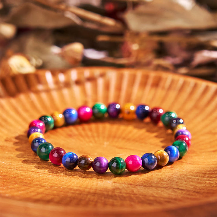 Buddha Stonesタイガーアイ 決意と勇気のブレスレット