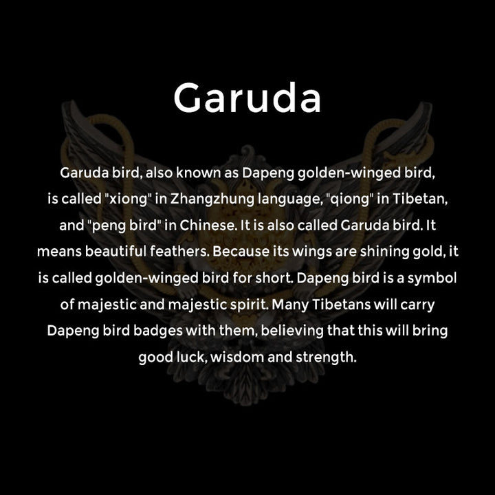 Buddha Stones925 スターリングシルバー チベット ガルーダ 鳥 龍 蛇 知恵 ネックレス ペンダント - image 9