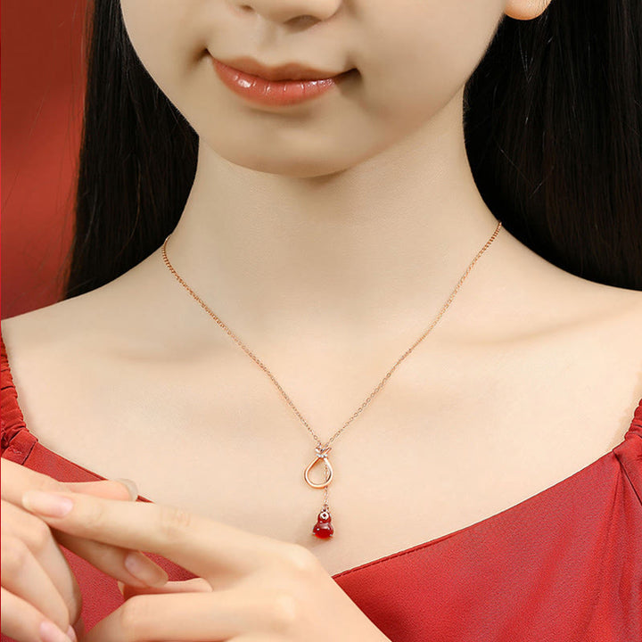 天然石 ガーネット祝福 ブレスレット 開運 守護 パワーストーン | Buddha Stones - image 2