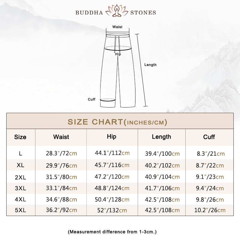 Buddha Stones秋冬 メンズ ドローストリング コーデュロイ 無地 ポケット付きパンツ - image 5