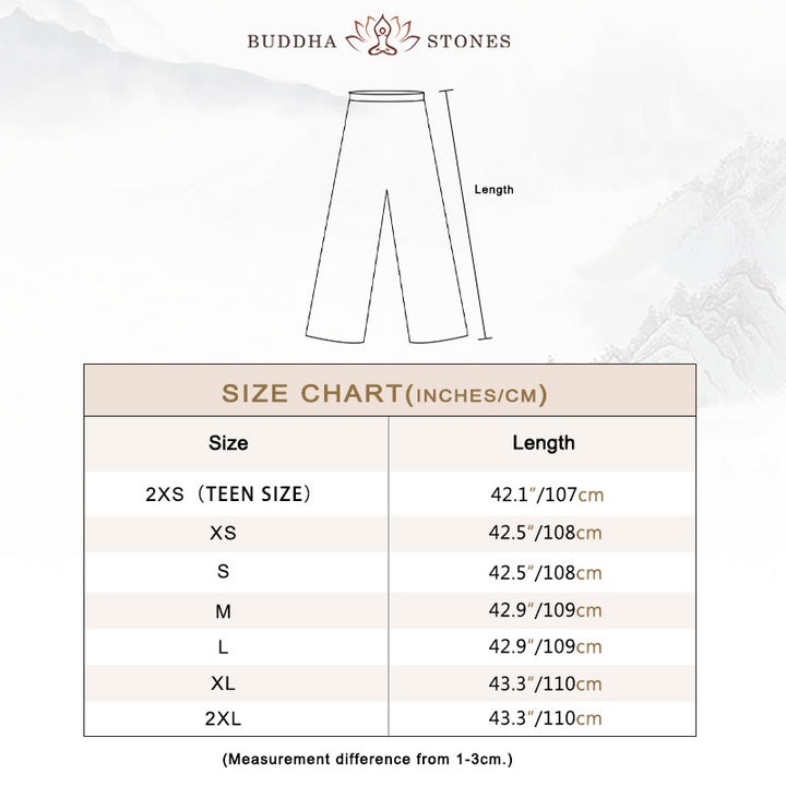 Buddha Stones白鶴 海 コットンリネン 瞑想 祈り スピリチュアル 禅 太極拳 気功 練習用 衣類 セット