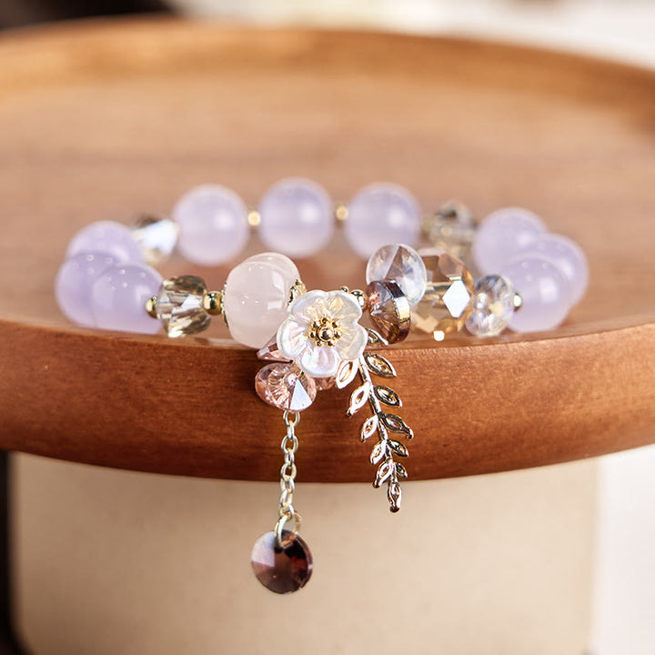 Buddha Stonesブルークリスタル アメジスト サンストーン グリーンアベンチュリン ヒーリングブレスレット