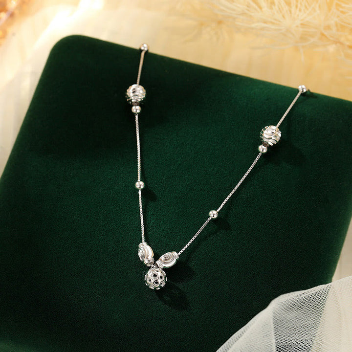 Buddha Stones925 スターリングシルバー シンプルベルビーズ 祝福アンクレット - image 5