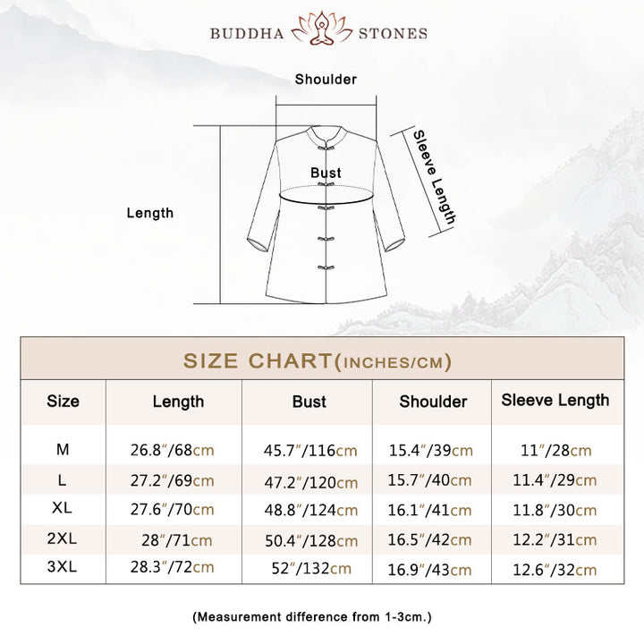 Buddha Stonesパープルフラワープリントカエルボタンデザインシャツ - image 6