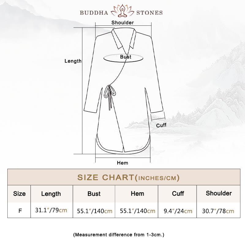 Buddha Stones瞑想ラミーコットン衣類