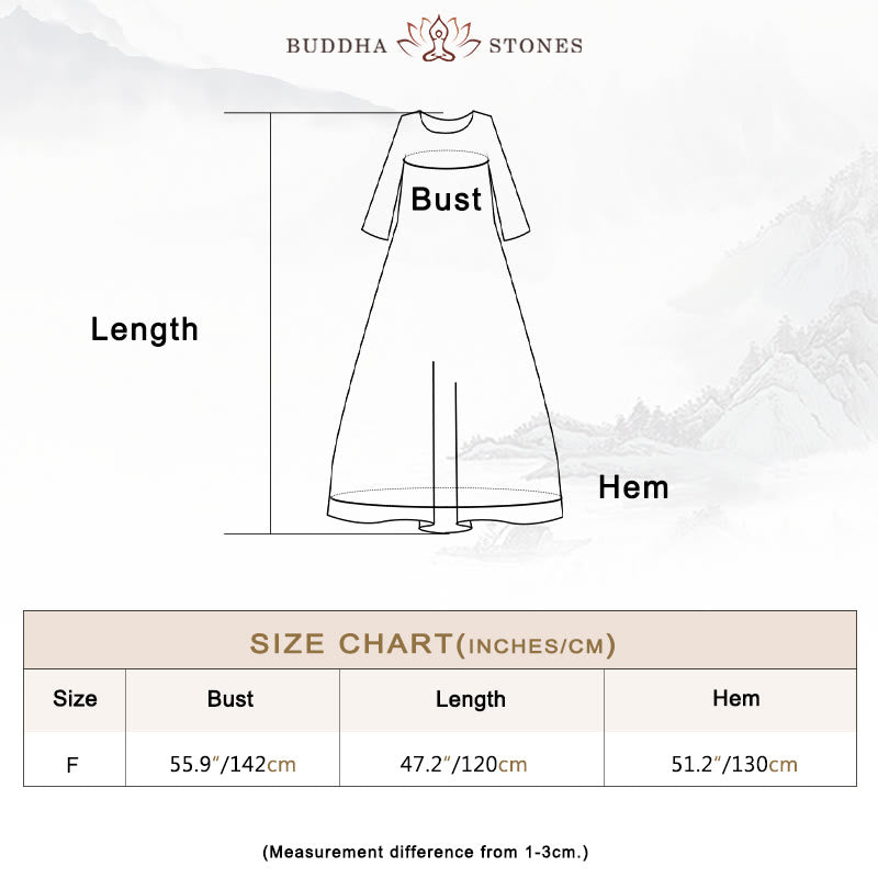 Buddha Stonesオレンジグリーンカラフル水玉模様ミディドレスコットン半袖チュニックドレスポケット付き - image 3