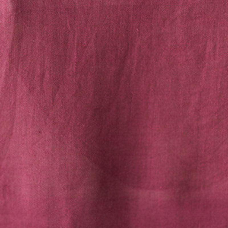 Buddha Stonesカジュアル 2点セット 無地 七分袖 斜め襟 シャツ トップス スカート ポケット付き 瞑想 禅 太極拳服 レディース セット - image 12