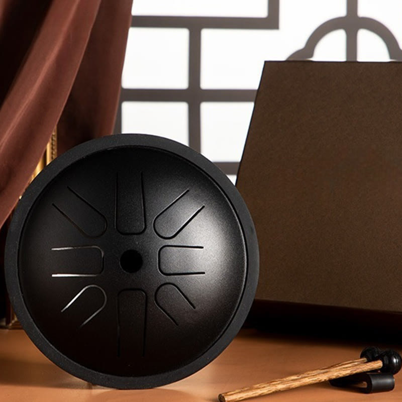 Buddha Stonesスチールタンドラム サウンドヒーリング ヨガ 瞑想 ドラムキット 8音 6インチ 打楽器