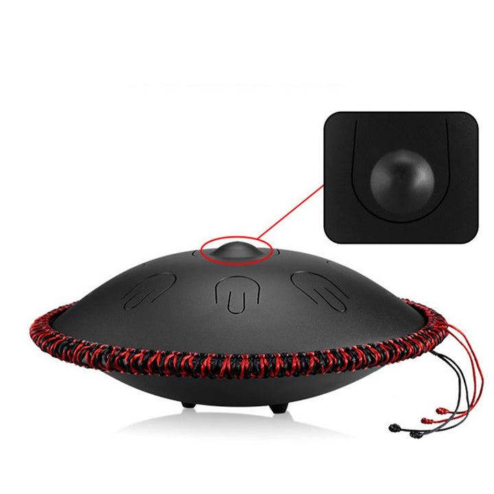 Buddha Stonesスチールタンドラム サウンドヒーリング ヨガ 瞑想キット 9音 15インチ ハンドパン楽器