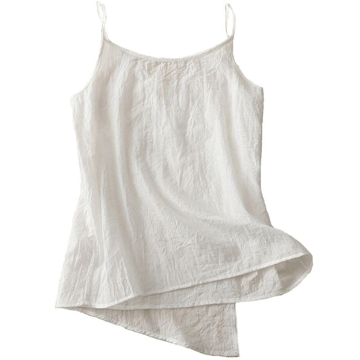 Buddha Stonesヴィンテージ サイドレースアップ スプライシングレース Vネック ノースリーブ レディース ベスト - image 8