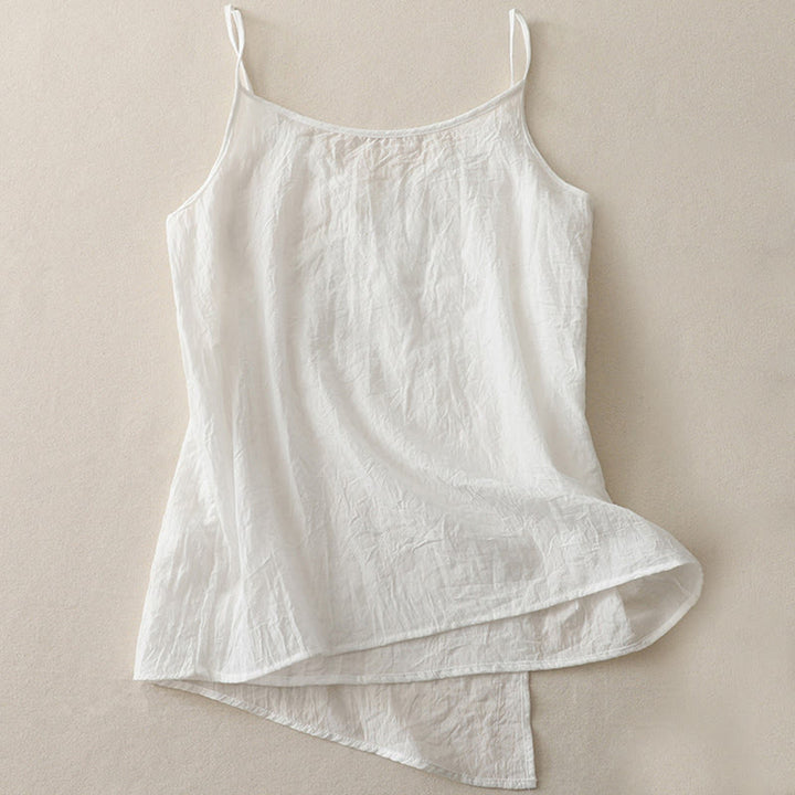 Buddha Stonesヴィンテージ サイドレースアップ スプライシングレース Vネック ノースリーブ レディース ベスト - image 5