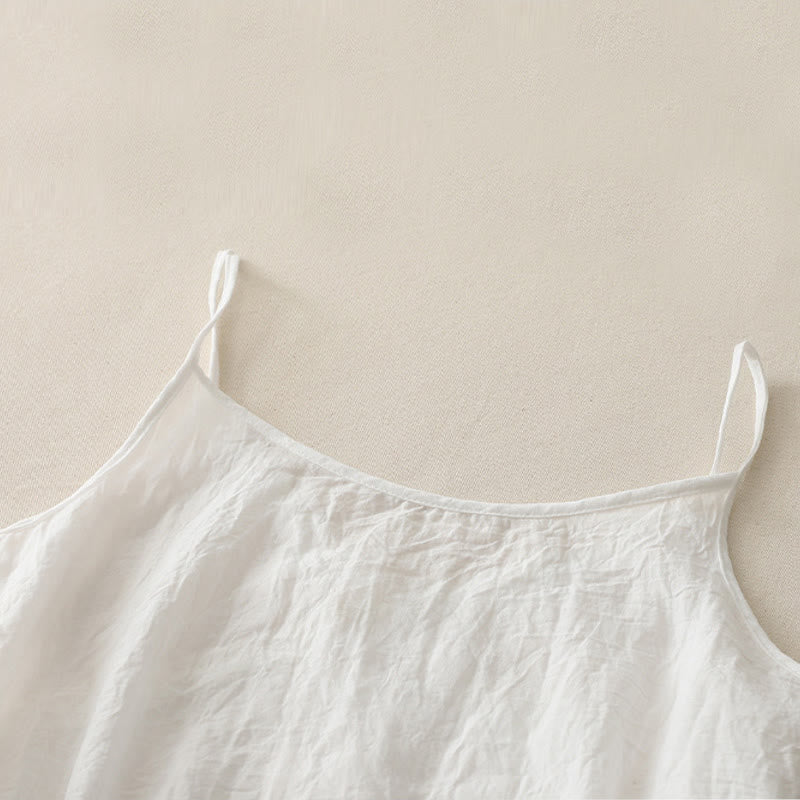 Buddha Stonesヴィンテージ サイドレースアップ スプライシングレース Vネック ノースリーブ レディース ベスト - image 6