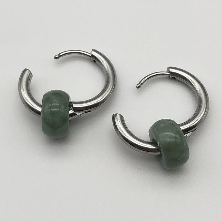 Buddha Stonesチタン鋼強化イヤリング