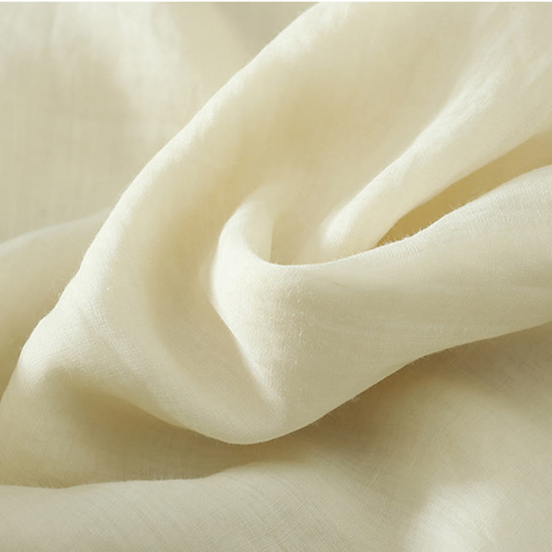 Buddha Stonesカジュアル 無地 裏地 リボン 伸縮性 レディース ポリエステル ワイドレッグパンツ ポケット付き