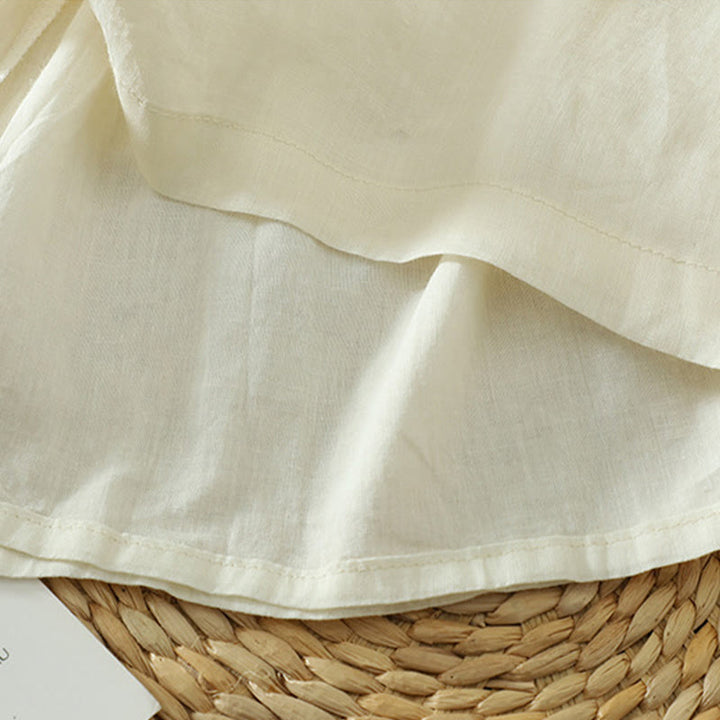 Buddha Stonesカジュアル 無地 裏地 リボン 伸縮性 レディース ポリエステル ワイドレッグパンツ ポケット付き