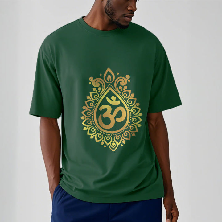 Buddha StonesウォータードロップOMデザインTシャツ - image 12