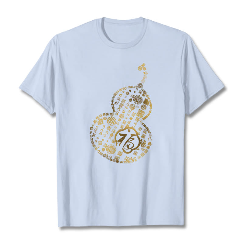 Buddha Stonesひょうたん福キャラクターデザインTシャツ - ライトシアン - 2XL - image 19