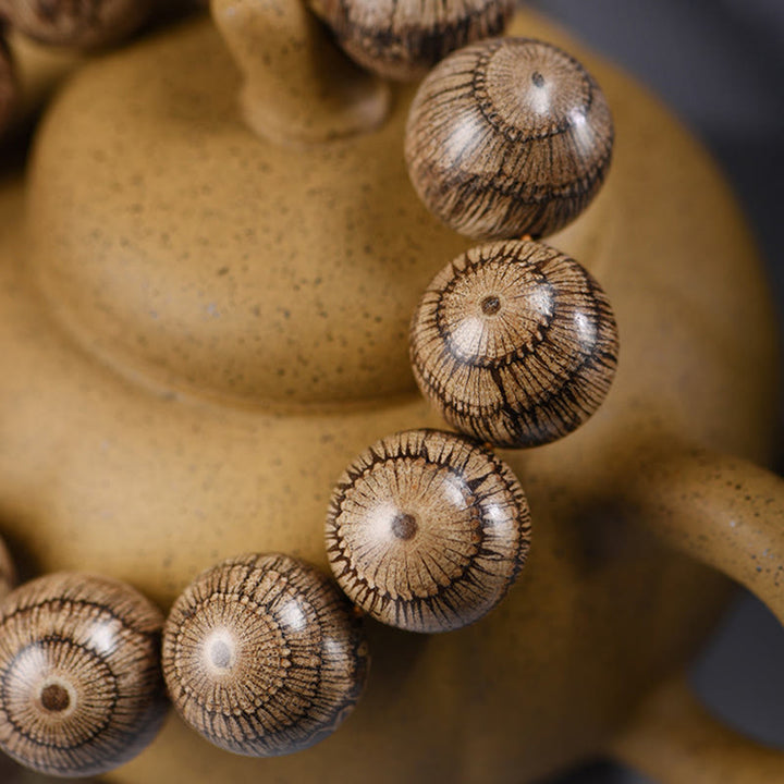 Buddha Stonesグネトゥムウッドビーズ保護ブレスレット - image 4